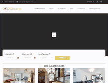 Tablet Screenshot of colonysuites.com